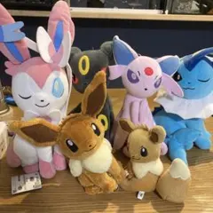 ポケモン ぬいぐるみセット ブイズ6個