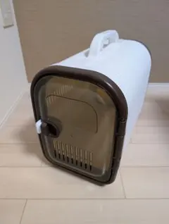 ペット用キャリーバッグ ホワイト ブラウンのサムネイル