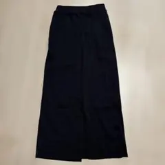 リブ ロングタイトスカート ブラックのサムネイル