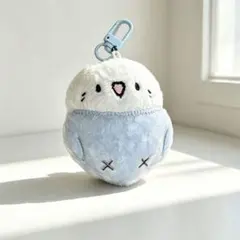 セキセイインコ ぬいぐるみキーホルダー インコ 雑貨　青