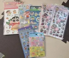 クレヨンしんちゃんシール7点セット売り