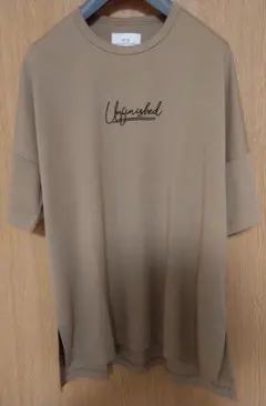 MB Unfinished ロゴ Tシャツ ベージュ
