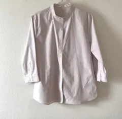 CINEMA CLUB ピンクストライプ　L シャツ