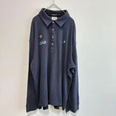 ルコックスポルティフ　大きいサイズ　2XL　ポロシャツ　長袖　秋冬　カジュアル