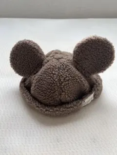 東京ディズニーリゾート　ディズニー　ボアキャップ　帽子　ブラウン