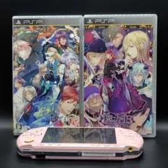 PSP本体1台/ソフト2本/メモリースティック1個/D端子ケーブル1本セット