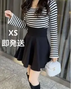 インパン裏地付きコルセット風フレアミニスカート[gm728] グレイルxs