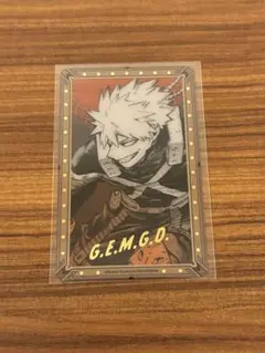 僕のヒーローアカデミア　原画展　箔押しクリアカードコレクション　爆豪勝己