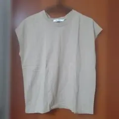 AMERICAN HOLIC ノースリーブ Tシャツ M ベージュ
