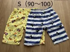 ミキハウス　ステテコ ハーフパンツ　2枚セット　s（90〜100）