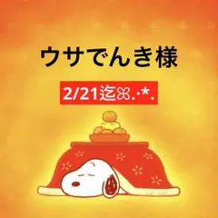 ウサでんき様 専用ページ