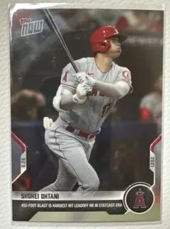 だ*ち様 大谷翔平　topps now 2021 ＃412