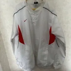 【タンティー様】NIKEナイキ　ウインドブレーカー　白×赤　ベースボール　古着