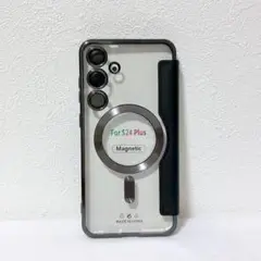 ☆Samsung GalaxyS24+ Plusケース 手帳型 Magsafe