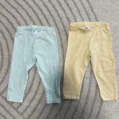 H&Mベビーレギンス 2色セット80㎝