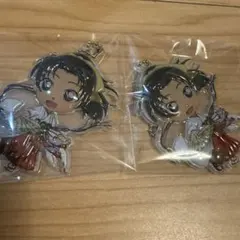 コナンランド　ボール落とし　ぷっくらキーホルダー　和葉　2点セット