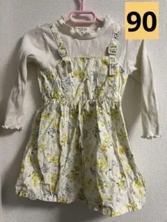 Biquette Club 花柄ワンピース 90サイズ