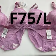 アモスタイル トリンプ レディース 下着 ブラジャー 2枚セット F75 211