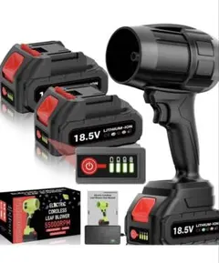 早い者勝ち‼️ブロワー　洗車　強力　バッテリー2個搭載　無段階変速　PSE認定