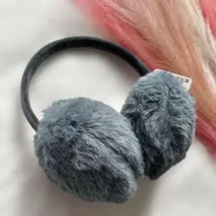 値下げ中！新品　おしゃれ　暖か　耳あて　イヤーマフ　グレー　冬小物　着け心地
