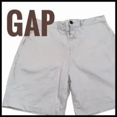 大きめ GAP ショートパンツ ホワイト ウエスト86 美品