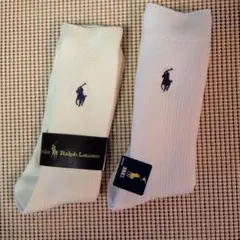 Polo Ralph Lauren ホワイト／オフホワイトクルーソックス