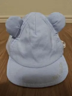 まとめ売り用 オックスクマ耳付きハット、くじらモチーフの日よけ付き帽子48センチ