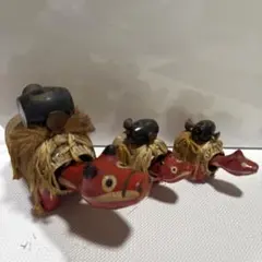 赤べこ 縁起物 金俵付き 置物 開運 福島 郷土玩具 - メルカリ