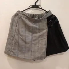 GLOBALWORK スカート風キッズキュロットチェック柄