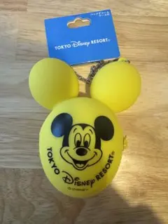 新品未使用　バルーン　バッグチャーム　ケース　東京ディズニーリゾート　黄色