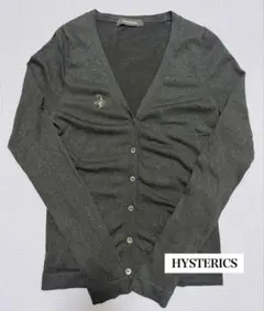 レア★ヒステリックス サソリ刺繍 ラメカーディガン 黒 HYSTERICSのサムネイル