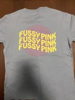WEGO FUSSY PINK Tシャツ ブルー Sサイズ