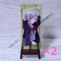 プロセカ　アニメイト特典　クリアしおり　日野森志歩　2枚セット