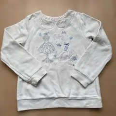 メゾピアノ　トレーナー　裏起毛　120