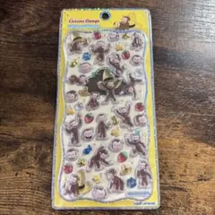 正規品　おさるのジョージ プチドロップステッカー シール　プチドロ　シール
