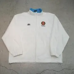 90s アンブロ トラックジャケット XL 白 マンチェスターユナイテッド 90s アンブロ トラックジャケット XL 白 マンチェスターユナイテッド