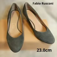 Fabio Rusconi グレー スエード プレーンパンプス 36（23cm）