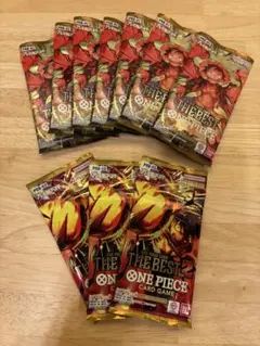フ*ボ様 ワンピースカード　THE BEST 7パック、THE BEST2 3パ