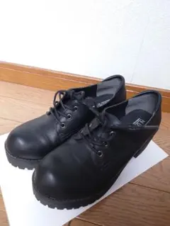 NUOVO ブラック レースアップシューズ