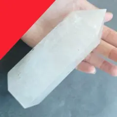 一点物】ヒマラヤ水晶 六角柱 ポイント 高140mm 天然石 浄化
