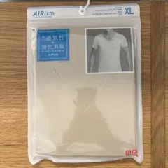 エアリズム デオドラントメッシュ VネックT(半袖) XL