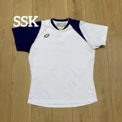 SSK ベースボールTシャツ 野球 練習着 セカンドユニフォーム Lサイズ 白のサムネイル