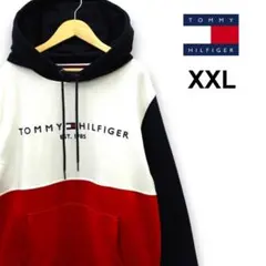 USA『*トミーヒルフィガー＿高品質刺繍』パーカー /TT108XXL