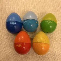 HABA ハバ 木製 知育玩具 卵型 5個セットのサムネイル
