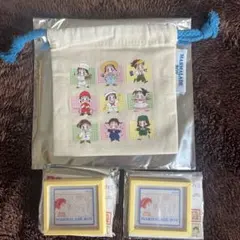 3COINS　70周年　りぼん　ママレードボーイ　ミニ巾着　マグネット　2つ