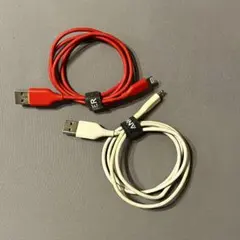 ANKER Lightningケーブル 0.9m 赤白2本セット