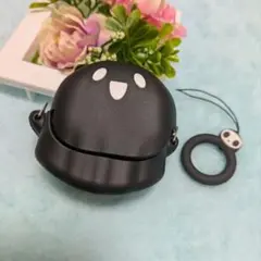 イヤホンケース ブラック ケース カバー おしゃれ キャラクター かわいい