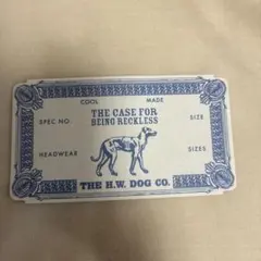 THE H.W. DOG CO. 紙タグのサムネイル