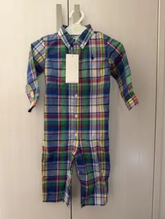 Ralph Lauren チェック柄 ボタンダウンシャツ 12M