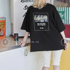 【限定価格】コンバース ロゴ刺繍バックプリントオーバーサイズクロップドTシャツのサムネイル
